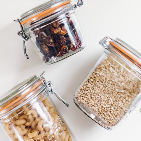 Glass Jar Condiments