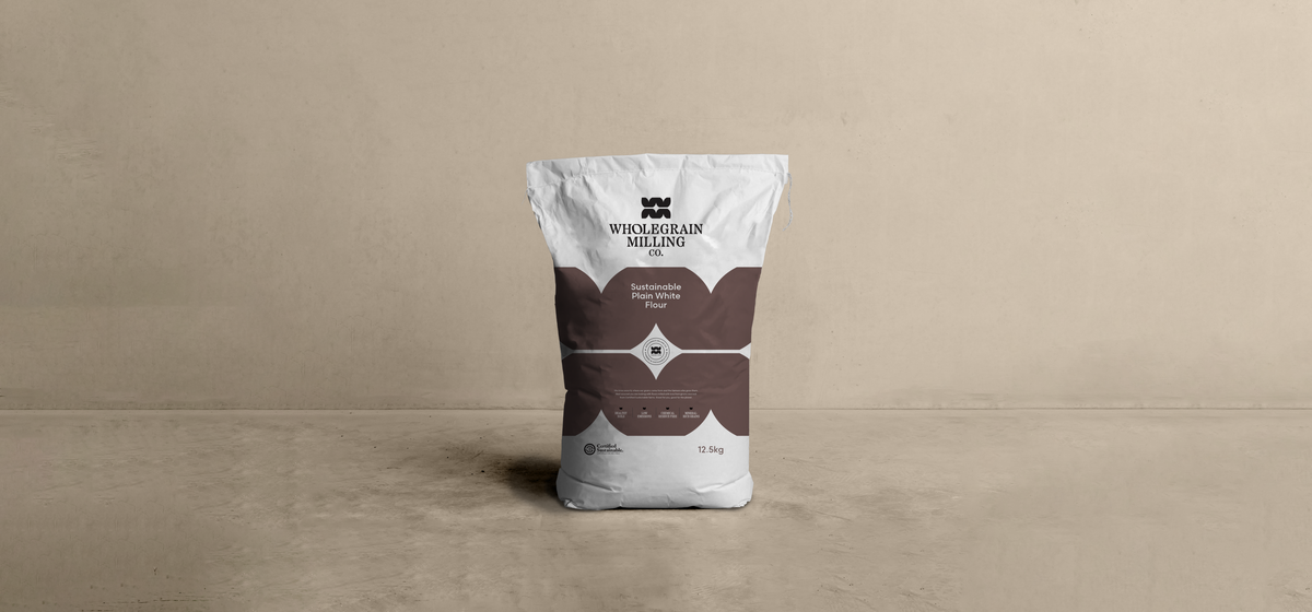 Sustainable Plain White Flour in the kitchen