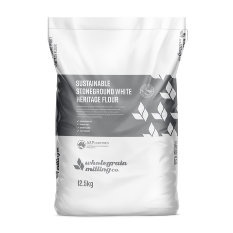 Sustainable Stoneground White Heritage Flour 12.5kg / 2.5kg