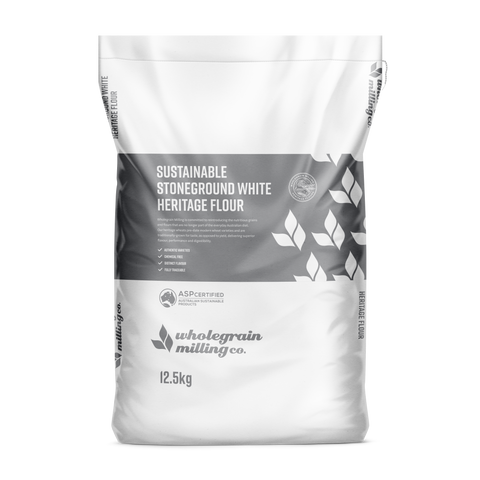 Wholesale - Sustainable Stoneground White Heritage Flour 12.5kg