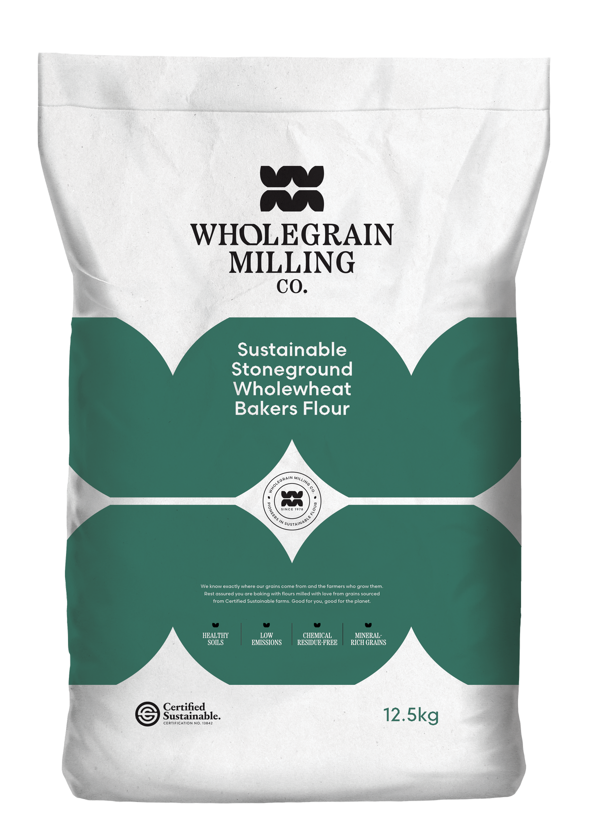 Sustainable Stoneground Wholewheat Bakers Flour