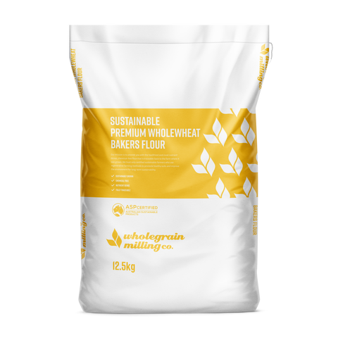 Sustainable Premium Wholewheat Baker's Flour 12.5kg