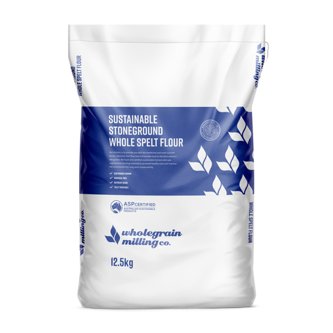 Sustainable Stoneground Whole Spelt Flour 12.5kg / 2.5kg