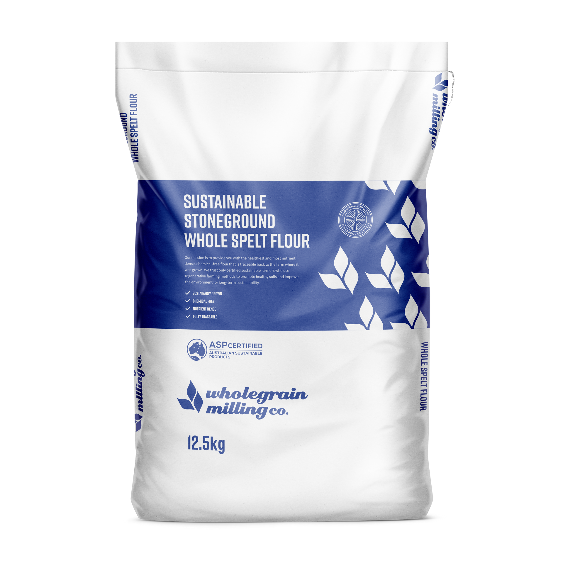 Wholesale - Sustainable Stoneground Whole Spelt Flour 12.5kg
