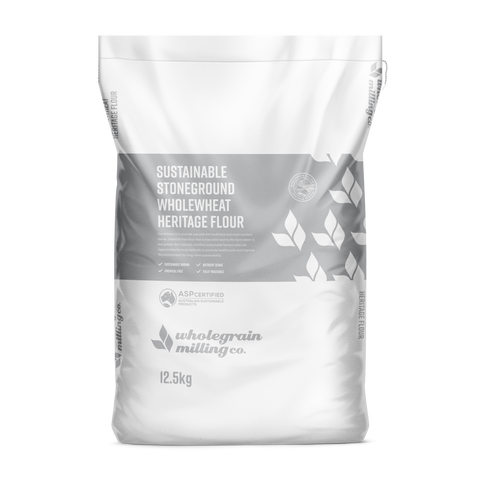 Sustainable Stoneground Wholewheat Heritage Flour 12.5kg / 2.5kg