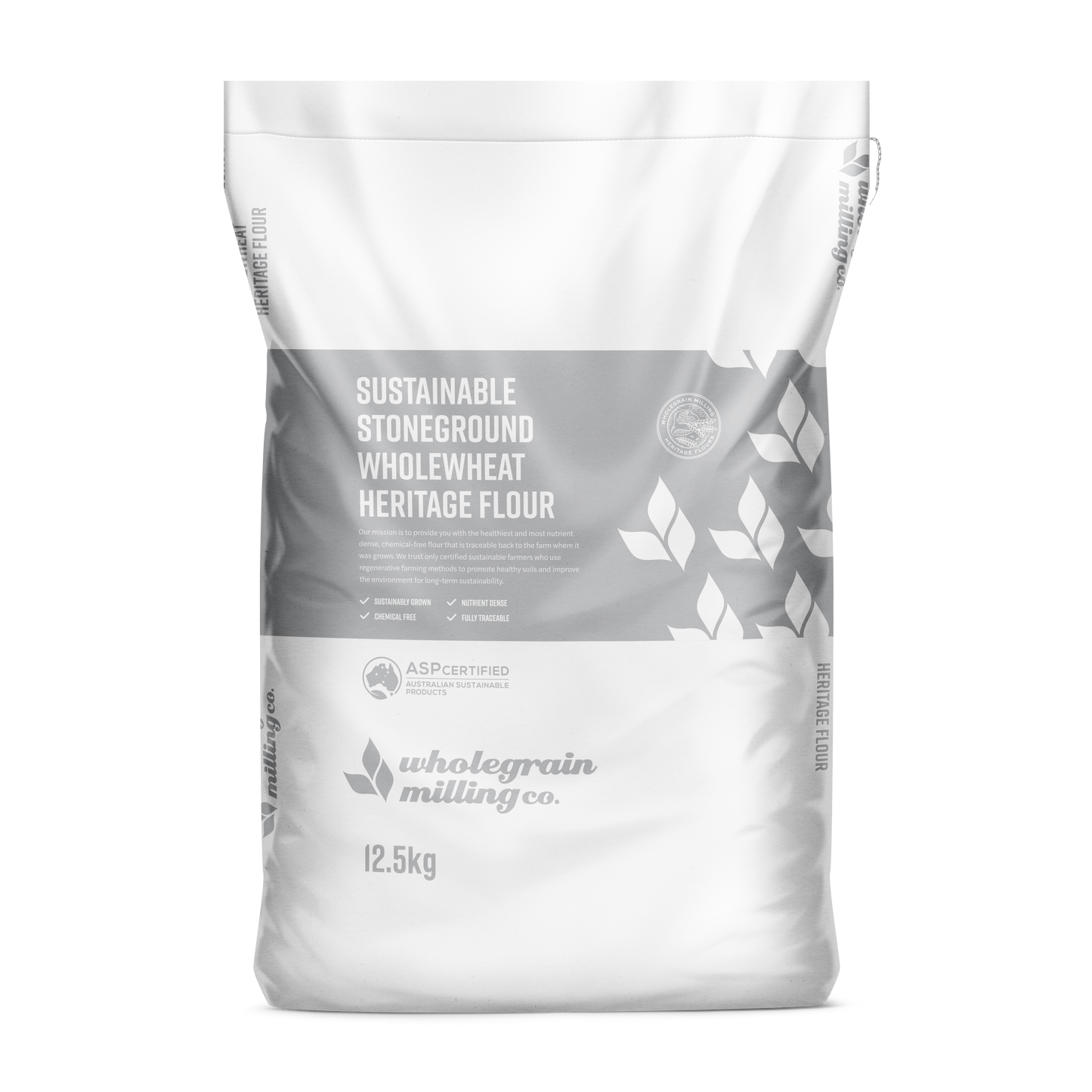 Sustainable Stoneground Wholewheat Heritage Flour 12.5kg / 2.5kg