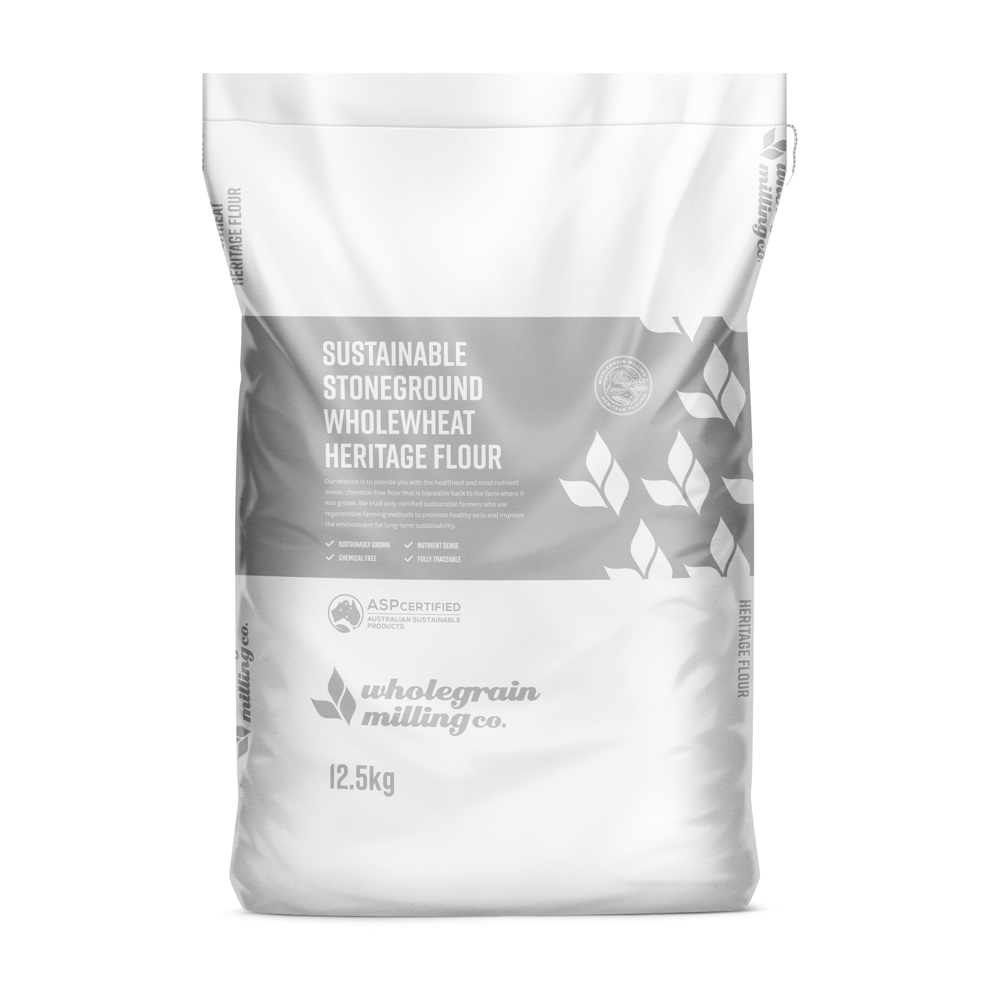 Wholesale - Sustainable Stoneground Wholewheat Heritage Flour 12.5kg